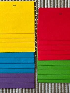 Staples Hanging File Folders - Letter Size - Assorted Colors - Qty. 22 - nice!